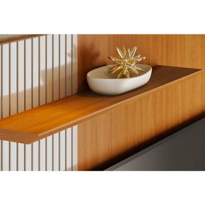 Painel para TV Aurora 65" 160CM MDF-MDP Off White Madetec Móveis