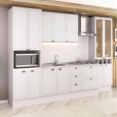 Cozinha Completa Milla Essence 13 Portas 5 Gavetas MDF 320CM Móveis Carraro