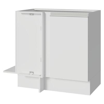 Balcão de Canto Cozinha Glamy 1 Porta MDP 94CM Branco Madesa
