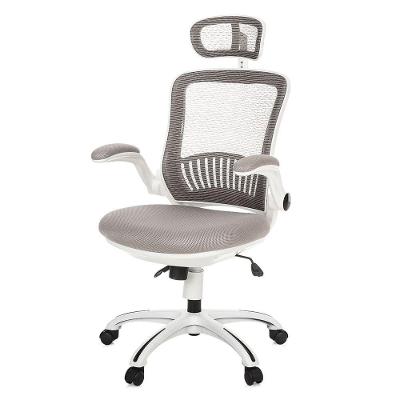 Cadeira de Escritório BLM901P Executiva Tela Mesh Base com Rodízios Giratória Preto Blume Office