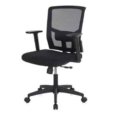 Cadeira de Escritório BLM0226D Diretor Tela Mesh Base com Rodízios Giratória Preto Blume Office