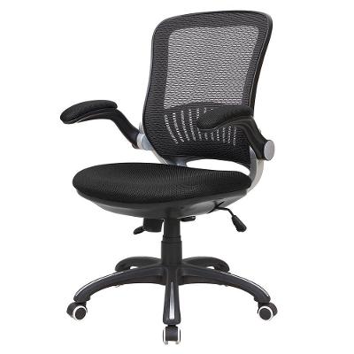 Cadeira de Escritório BLM900D Diretor Tela Mesh Base com Rodízios Giratória Preta Blume Office