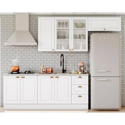 Cozinha Completa Henn 5 Peças 3 Portas 3 Gavetas MDF-MDP 120CM Branco