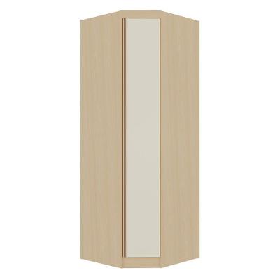 Guarda Roupa de Canto Mônaco 1 Porta de Bater sem Gavetas MDF MDP Carvalho-off White Pérola Luciane