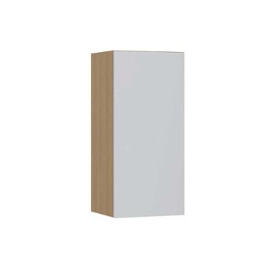 Armário Aéreo Allure 40CM 1 Porta MDP de Bater Cinza Linea Brasil