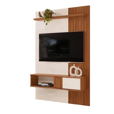 Painel para TV Cosmos 120 50" 120CM MDF-MDP com Porta de Correr DJ Móveis