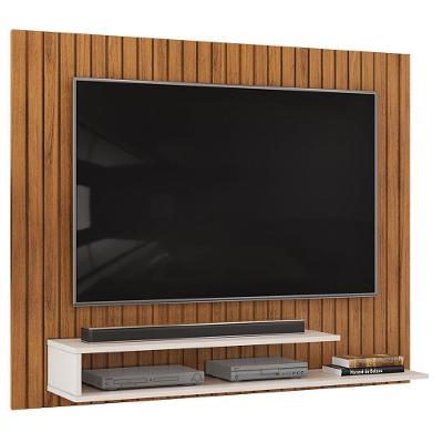 Painel para TV Ripe 55" 134,5CM MDF MDP Laqueado Off White DJ Móveis