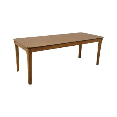Mesa de Jantar Cancun 8 Lugares Retangular MDF Amêndoa