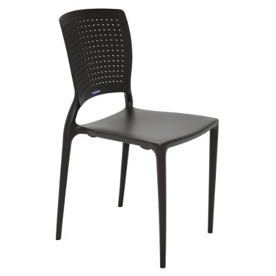 Cadeira Safira em Plástico em Polipropileno Marrom Tramontina 44CM