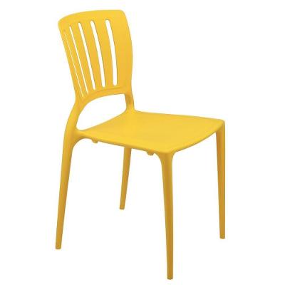 Cadeira Manu Estrutura em Plástico Polipropileno Amarelo Tramontina 52CM