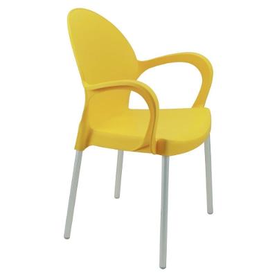 Cadeira Grace Estrutura em Plástico Polipropileno Amarelo Tramontina 58CM