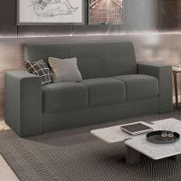 Sofá 2 E 3 Lugares Recife Veludo Cinza Mamflex Cinza - 2