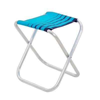 Banqueta de Praia Fiji Assento em Tela Mesh Base Dobrável sem Encosto Azul Tramontina