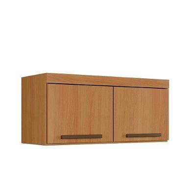 Armário Aéreo Granada 80CM 2 Portas MDP MDF Bater Cinamomo Suspenso Arte Móveis