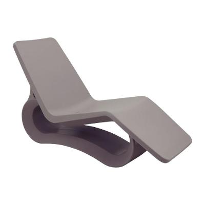 Espreguiçadeira Chaise Octo Plástico Assento em Polietileno Concreto Tramontina 146CM