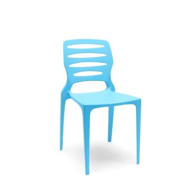 Cadeira Ville Estrutura em Plástico Polipropileno Azul Celeste Plaxmetal 43,7CM