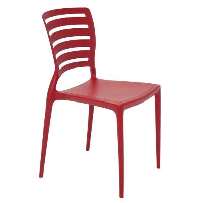 Cadeira Summa Sofia Estrutura em Plástico Polipropileno Vermelho Tramontina 43CM