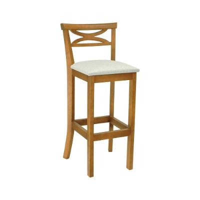 Banqueta Alta Bistrô Verona Assento Linho Impermeável