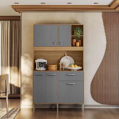 Armário de Cozinha Liv 5 Portas 1 Gaveta MDP 120CM Kit's Paraná