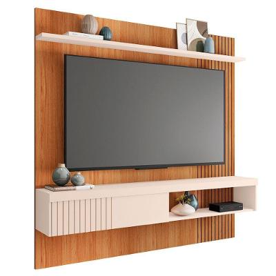 Painel para Tv Até 65 Polegadas Jade 1.8 180cm Mdf Mdp Freijo-off White Caemmun Móveis