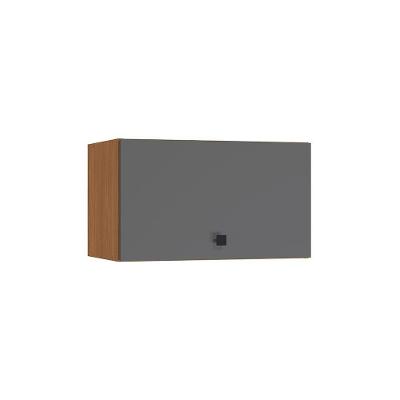 Armário Aéreo Pixel 60CM 1 Porta MDP de Bater Cinza Kappesberg