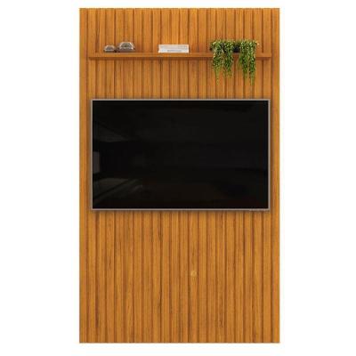 Painel Suspenso para TV Trento 143 65" 143CM MDF Ripado DJ Móveis