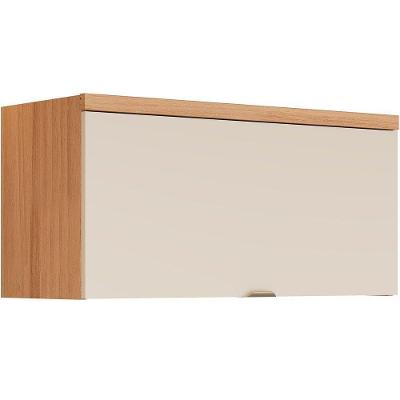 Armário Aéreo Bless 80CM 1 Porta MDF Basculante Off White Linea Brasil