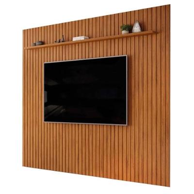 Painel Suspenso para TV Trento 275,7 275,7CM MDF Freijó DJ Móveis