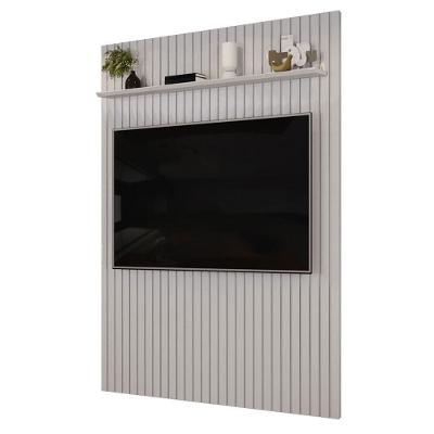 Painel Suspenso para TV Trento 183 Ripado Bali 183CM MDF Café DJ Móveis