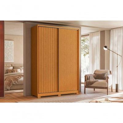 Guarda Roupa Casal Flex - Albatroz 2 Portas de Correr 3 Gavetas MDP Cinamomo