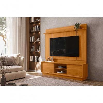 Home Theater Siena para TV Até 75 Polegadas 183CM MDF-MDP Marrom Madetec Móveis