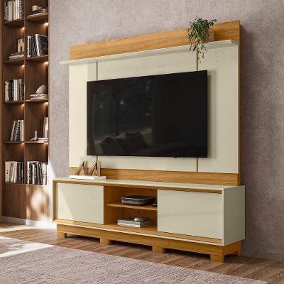 Home Theater Siena para TV Até 75 Polegadas 183CM MDF-MDP Marrom Madetec Móveis