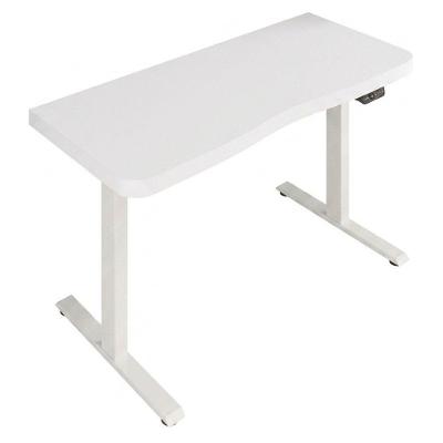 Mesa Escritório Tampo Tamburato Premium Moderno sem Gavetas 135CM Branco Artany