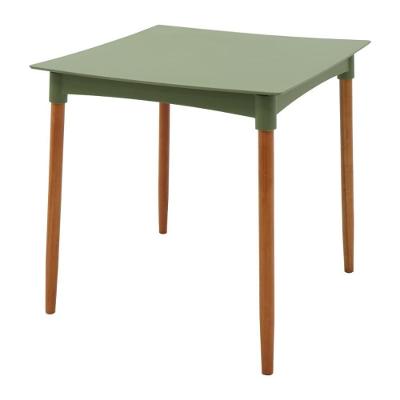 Mesa Diana 4 Lugares Quadrada Polipropileno Verde Oliva Tramontina