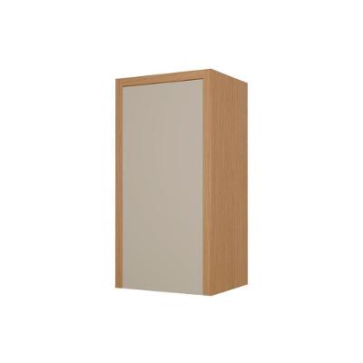 Armário Aéreo Cozinha Condessa 40CM 1 Porta MDF Bater Greige Nesher