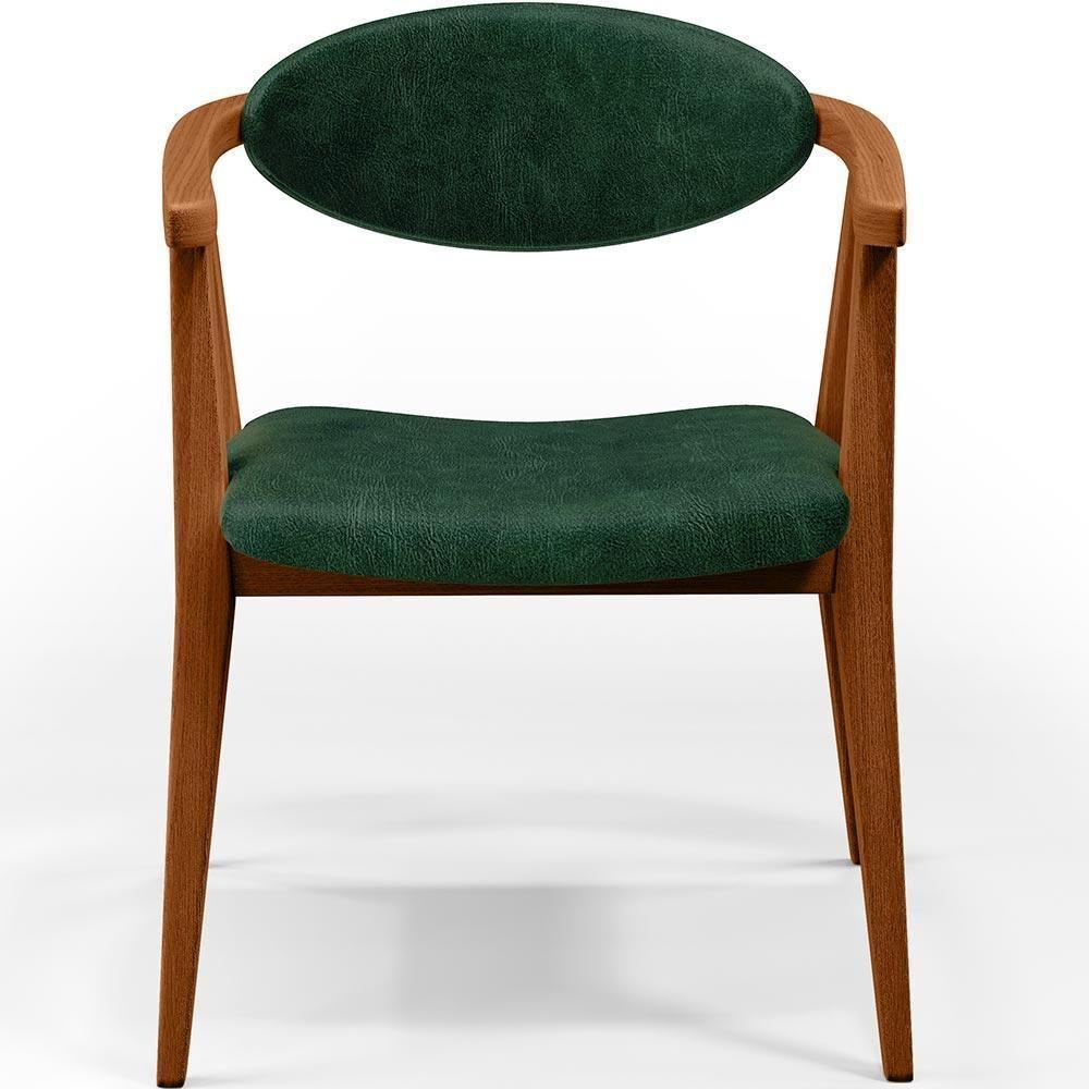 Kit 02 Poltronas Cecília B04 Facto Verde Musgo - 4