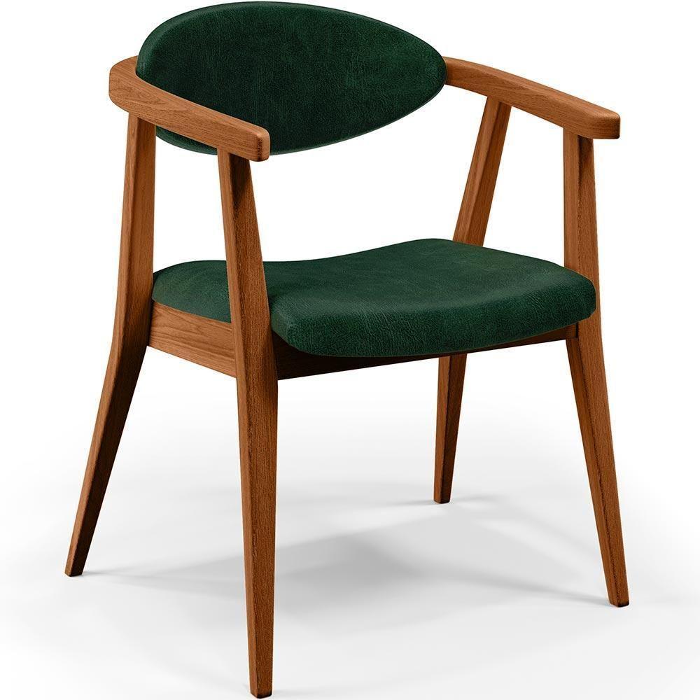 Kit 02 Poltronas Cecília B04 Facto Verde Musgo - 8