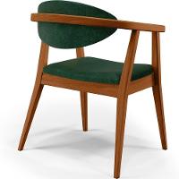 Kit 02 Poltronas Cecília B04 Facto Verde Musgo - 2