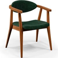 Kit 02 Poltronas Cecília B04 Facto Verde Musgo - 8