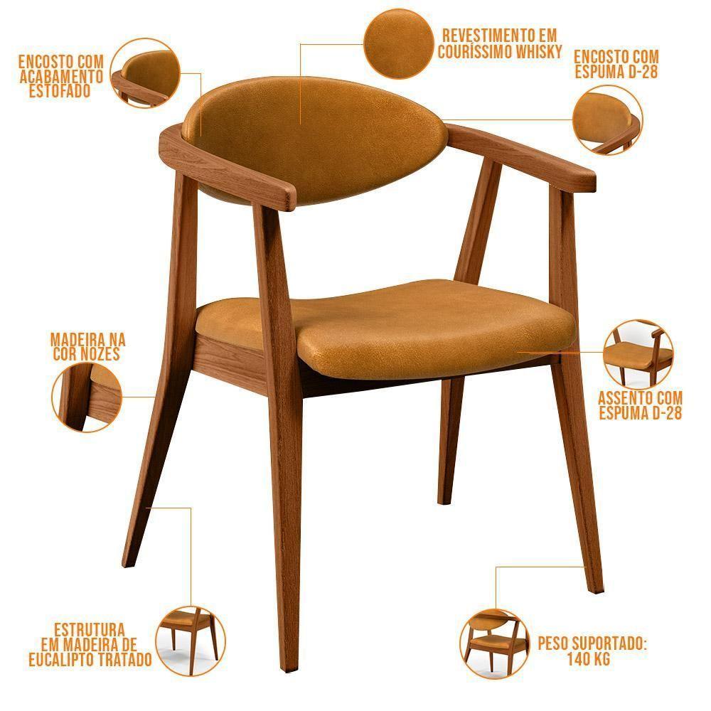 Kit 02 Poltronas Cecília B04 Whisky - 7