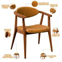 Kit 02 Poltronas Cecília B04 Whisky - 19