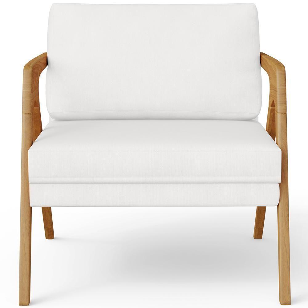 Kit 02 Poltrona Pietra Estrutura L02 Corano Branco - 4