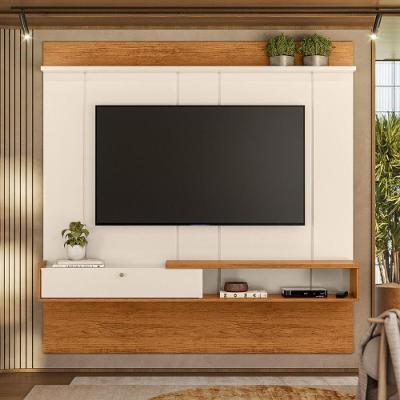 Home Suspenso Niterói para TV 65" 180CM MDP Moderno Off White Canela Casah