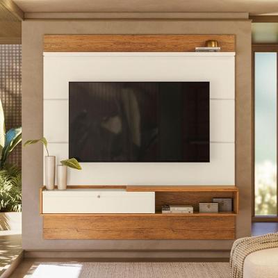 Rack Suspenso Triunfo para TV 65" 160CM MDP MDF Off White Canela Casah