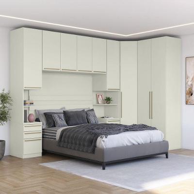 Quarto Modulado Bellagio 9 Portas 6 Gavetas MDP Areia Casa 812