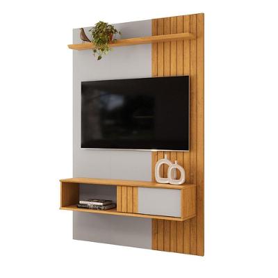 Painel para TV Cosmos 120 120CM MDF-MDP com Porta de Correr DJ Móveis