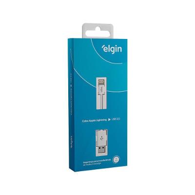 Cabo USB Lightning 2.0 1M 480Mbps Compatível com Iphone Ipad Ipod Elgin