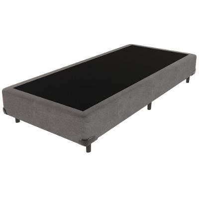 Base para Cama Box Solteiro Cama Box Estrutura Madeira Inteiriça Cinza Vtech