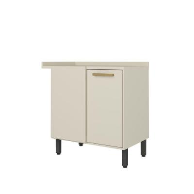 Balcão de Cozinha de Canto Bossa Nova 1 Porta 90,6CM Arenas Bertolini