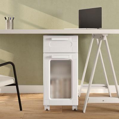 Balcão Multiuso 8194 1 Porta 1 Gaveta 35CM Branco Bertolini